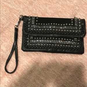 Black hand clutch never worn before